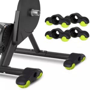 4팩 자전거 트레이너 로커 피트 실내 스탠드 어댑터 8팩 테니스 공이 포함된 사이클 스냅 와후 킥커 코어 1