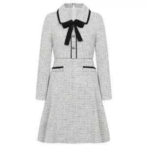 라인어디션 배색리본 트위드원피스NCOPNK70 국내매장판 1700973