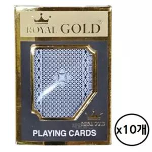 로얄골드 트럼프 카드 고급 포커세트 플라스틱 10개