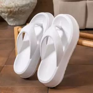 인기상품 여성 쪼리 슬리퍼 키높이 통굽 샌들 여름 사무실 신발 [WFJF5J8_260320]