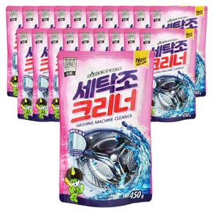산도깨비 세탁조 크리너 450g x 20개 세탁조 세정제 일반 드럼 겸용 클리너