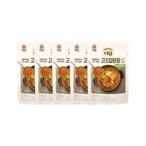 다담 고깃집 된장찌개 양념 130g x5개