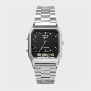 [카시오]CASIO 카시오 AQ-230A-1D 빈티지 레트로 듀얼 전자시계