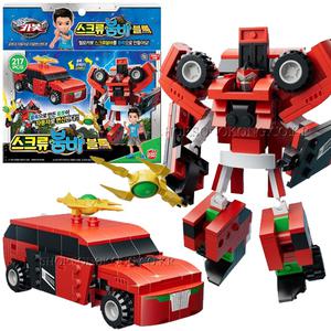 헬로 카봇 스크류붐바 블록 자동차 로봇 변신 만들기 조립 블럭 217pcs 손오공