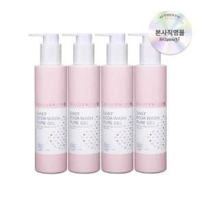 [질경이] 여성청결제 데일리 에코아워시 퓨어젤 200ml 4개