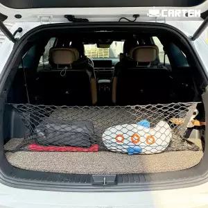 [카템] 트렁크 와이드 네트 포켓 자동차 메쉬 그물망 수납함 정리