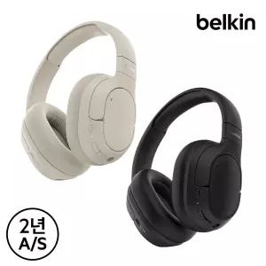 [벨킨] 사운드폼 아이솔레이트 노이즈캔슬링 무선 블루투스 헤드폰 AUD008오버이어 헤드셋ANC 지원