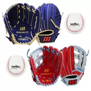 모리모토 올라운드 야구 글러브 우투 돈피 MPN700 LGM2500 + 야구공(1입) 세트