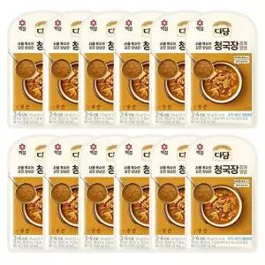 [CJ제일제당][T]백설 다담 청국장찌개양념130g x12개