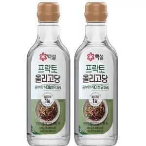 백설 프락토 올리고당 500g x 2개 풍부한 식이섬유35% 요리당 물엿