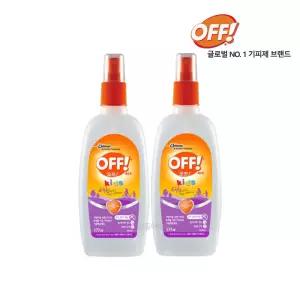 오프 모기기피제 177ml X 2개 유아 외출 벌레 퇴치 스프레이