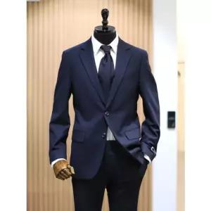[갤러리아] BON 23F/W 네이비 모폴리 5:5 밀롱가 슬림핏 스판 슈트 BN3WJA050
