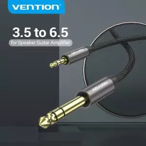 Vention 6.5  3.5 스피커 기타 앰프 용 잭 Aux 케이블 어댑터 TRS 오디오 케이블 잭 3.5mm  6.5mm 오디오