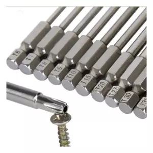 별렌치세트 마그네틱비트 전동드릴 임팩 육각 별 비트 세트 11pcs  스크류드라이버 별렌찌 엘렌치