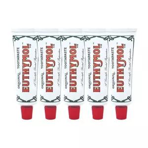 [ EUTHYMOL ] 유시몰 오리지널 핑크 치약 대용량 120g 5개