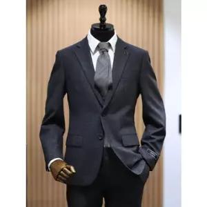 [갤러리아] BON 23F/W 챠콜 뮬리네 글랜체크 비스코스 슬림핏 스판 슈트 BN3WJA073