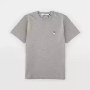 메종키츠네 그레이 폭스 헤드 패치 남녀공용 반팔 티셔츠 GM00118KJ0008 H150