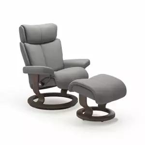 [스트레스리스] 매직(Magic) 클래식/실버그레이-월넛