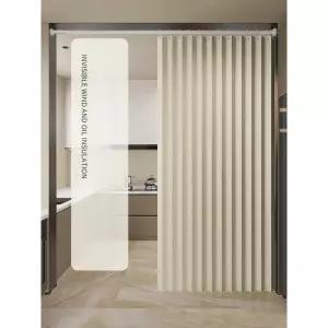 자바라 칸막이 거실 파티션 슬라이딩 도어 접이식 무타공 가림막 욕실용 주방용 커튼형