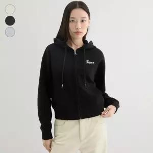 게스 여성 CP쭈리 크롭 후드집업 OP3KE400 401437