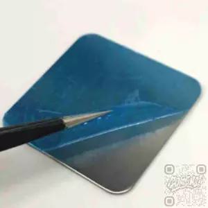 차량용 정사각 철판스티커 자석거치대 네비게이션 사각형 메탈 철판 뒷면 부착형 폰케이스