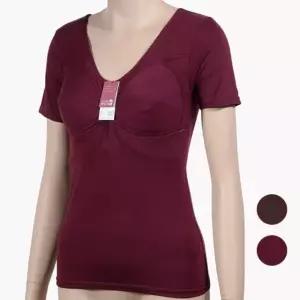 (쏘로사떼)편안한 3부 여성 브라 반팔런닝