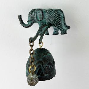 람세스 문 풍경 음식점 종 황동 출입 타 간접 카페 코끼리 유기 현관 수작업 도어벨 사무실 LWC7A316