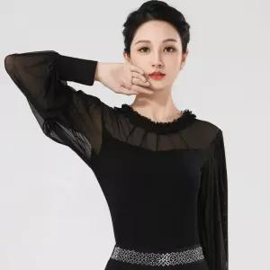 라인 여성 댄스상의 방송 사교 모던 댄스복 라틴 공연 무대의상