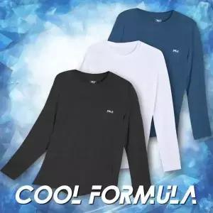 macci(마찌) 냉감스트라이프 긴팔 기능성 냉감 쿨링 스판 스트라이프 티셔츠 여름 야외 스포츠 작업복 