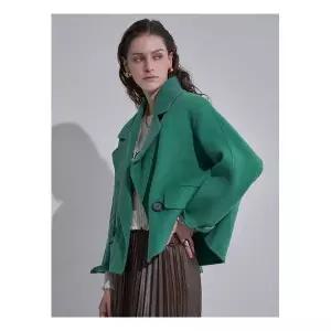 [르니앤맥코이]캐시미어 핸드메이드 더블 숏코트 MK11HJ203HJY 1145608