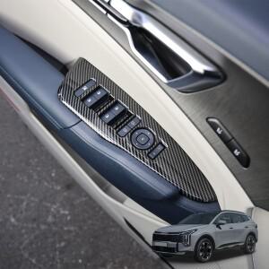 기아 스포티지 NQ5 2026년형 좌핸들용 우드 그레인 도어 암레스트 커버 패널 윈도우 글래스 리프트 스위치