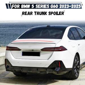 BMW 5 시리즈 G60 520d 2023 2025용 리어 트렁크 스포일러 윙 외장 바디 키트 테일 고정 립