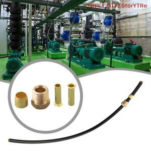 에어 컴프레서 고압 호스: 나일론 튜브 30cm 구리 부속품 포함 압력 스위치를 체크 밸브에 연결