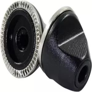 하이트푸 2PCS 산악 자전거 퀵 릴리스 레버 너트 자전거용 M5 스크류 논슬립 고정 기어 로드 개조에