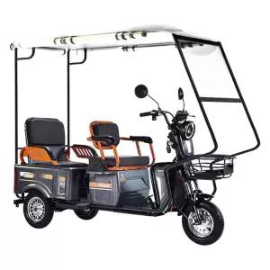 전동 삼륜오토바이 3인승 전기바이크 어르신 바이크 삼륜 소형 인승 세발 미 충전식 접이식
