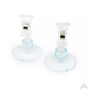 흡착판 디스플레이 거치대 투명 흡입식 매장 진열 상품 홍보 안내판 받침대 쇼룸