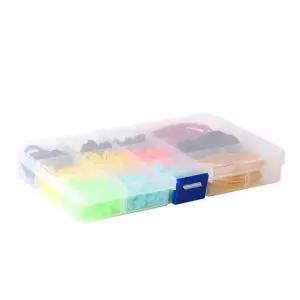 케이스 3.93X6.88X0.86인치 내구성 있는 타투 액세서리가 포함된 SUPVOX 고무 밴드 핀 쿠션 방진 에이프런