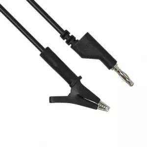 클립 바나나 블랙 케이블 오디 플러그 젠더 잭 변환 음향 스테레 오케이블 05m rca