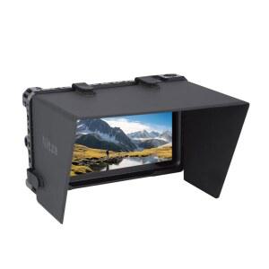 NITZE PORTKEYS LH7P 모니터용 케이지 선후드 7인치 내장 포함 NATO 가죽 LH7H 레일 PU JT I03B