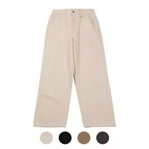 [하프클럽/]와이드핏 남친룩 봄코디 절개 코튼 팬츠 SQ-PTA-5005M