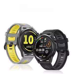 화웨이 GT3 실리콘 스포츠 시계 밴드 Gtrunner한 남성과 여성 듀얼 컬러 편안한 범용 액세서리