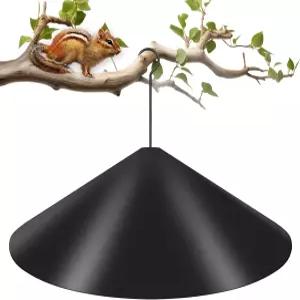 새 모이통 외부에 매달린 모이통용 Gtongoko 19인치 PP 다람쥐 배플 우산 가드 방지 기능 셰퍼드 훅 또는