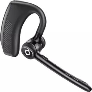 듀얼 노이즈 캔슬링 마이크가 장착된 블루투스 이어피스 무선 헤드셋 휴대폰 삼성 안드로이드 TV PC 트럭