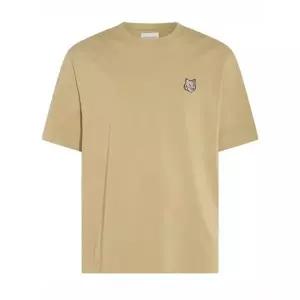 [롯데백화점]메종 키츠네 볼드 폭스 헤드 패치 오버사이즈 티셔 LM00107KJ0119 P357