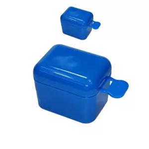 틀니를 쉽고 안전하게 보관할 수 있는 함 X 2개입전용칫솔 청소 닦기 관리용품 준비 틀니통 케이스 보관 세