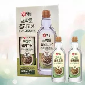 CJ 백설 프락토 올리고당 1.2kg X 2개입