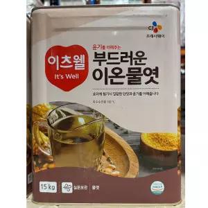 이온물엿 (이츠웰 15K)올리고당 요리 조리용 15KG 양념 소스 시럽 흰물엿 하얀 달달한 달콤한