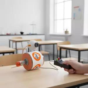 리모컨 오뚝이 드로이드 로봇 만들기 오뚜기 무게중심 원리실험 로보트 과학교구 (1인용)