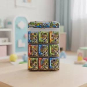 큐브자석블럭 마인크래프트 마그네틱 자석 피규어 마그넷 퍼즐 블록 쌓기놀이 장난감 (2개)