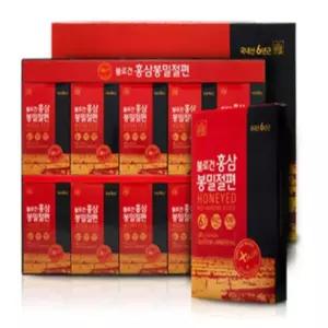 유쎌스토어 홍삼봉밀절편 6년근 20GX10 (쇼핑백동봉) 꿀홍삼 인삼정과